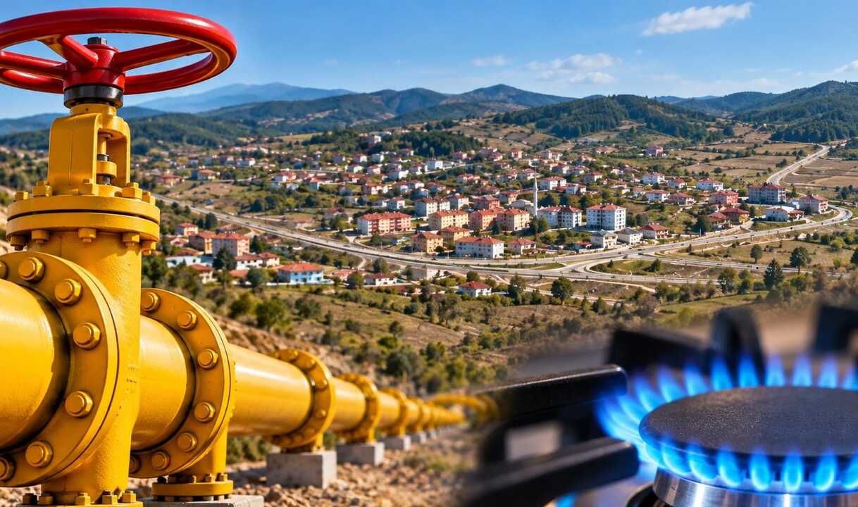 İlçede doğalgaz kullanımı başlıyor