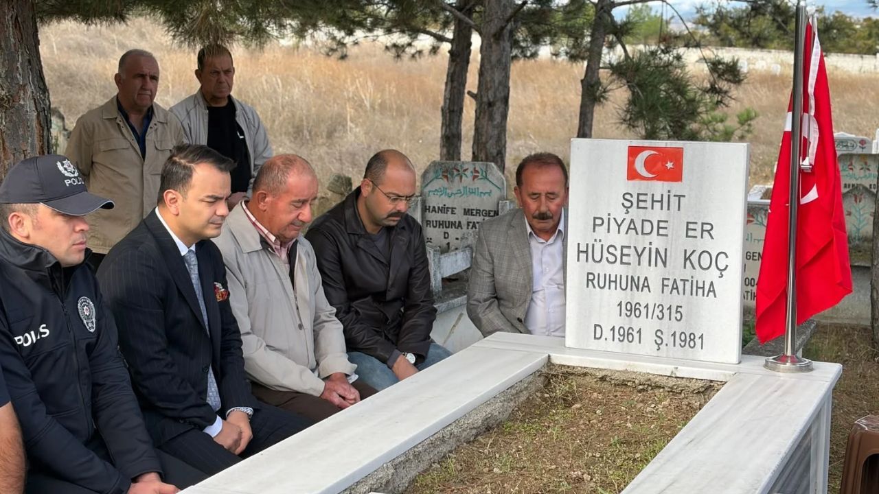 Şehit Piyade Er Hüseyin Koç kabri başında anıldı