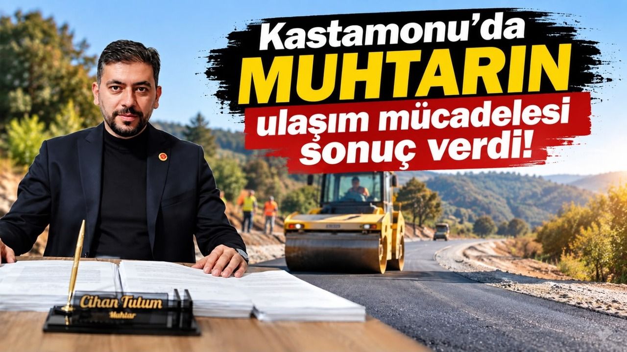 Muhtarın ulaşım mücadelesi sonuç verdi!