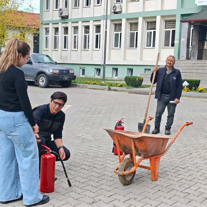 Afetlere karşı ortak tatbikat!