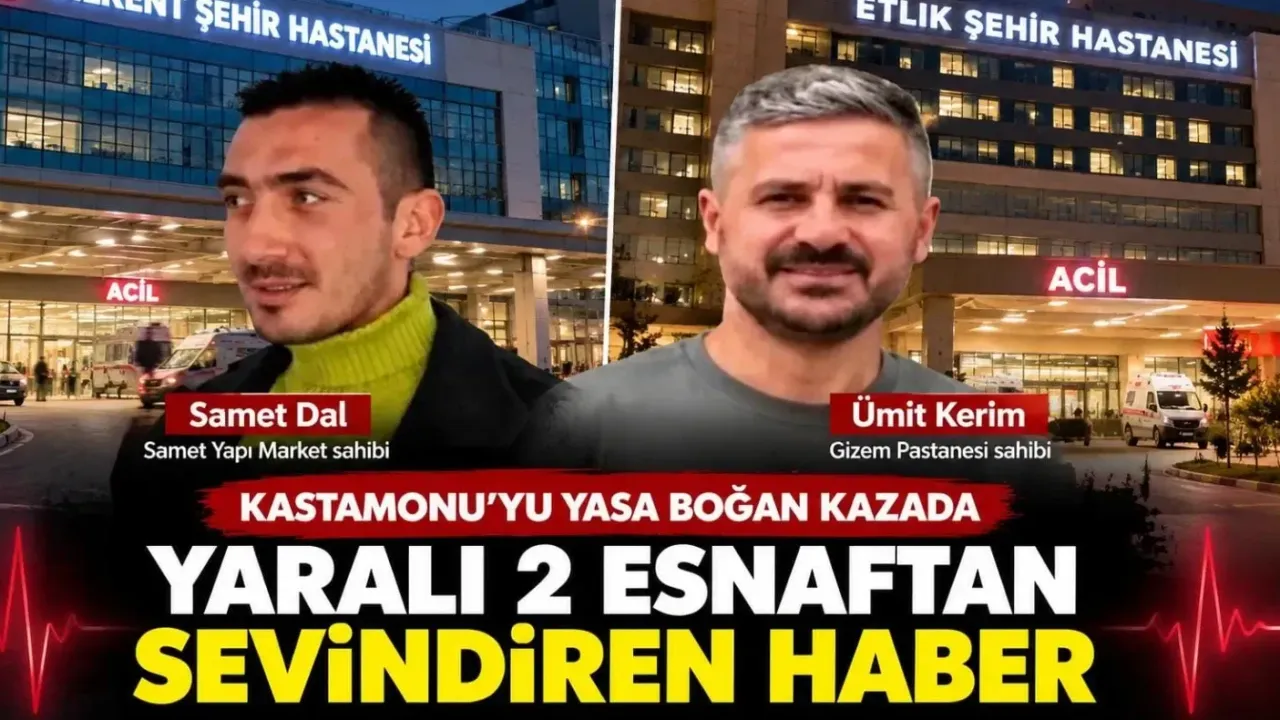 Kazada yaralanan 2 esnaftan sevindiren haber!