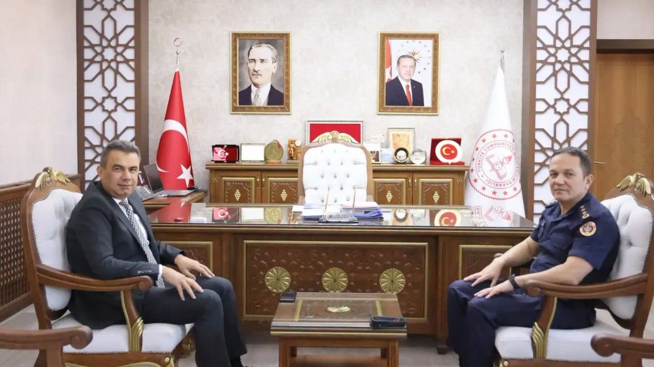 Jandarma Komutanı Baydar’dan Müdür Gümüş’e ziyaret