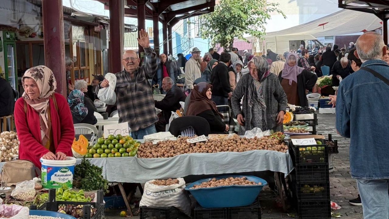 Çatalzeytin pazarında sonbahar bereketi!