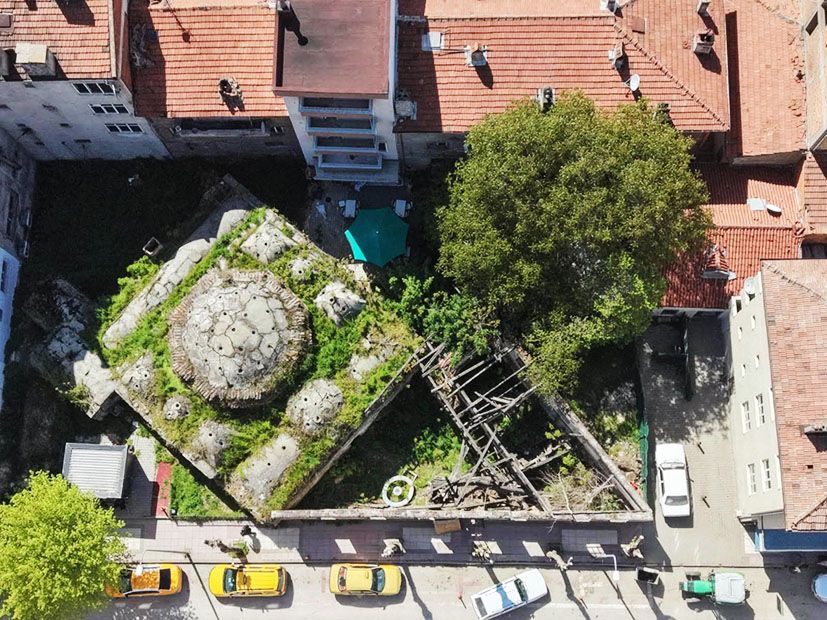 Taşköprü’de tarihi hamam kütüphaneye dönüşüyor
