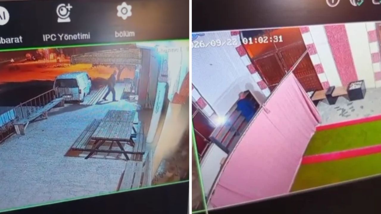 Kastamonu'da camiye giren şahıs sadaka kutusunu aldı: O anlar kamerada