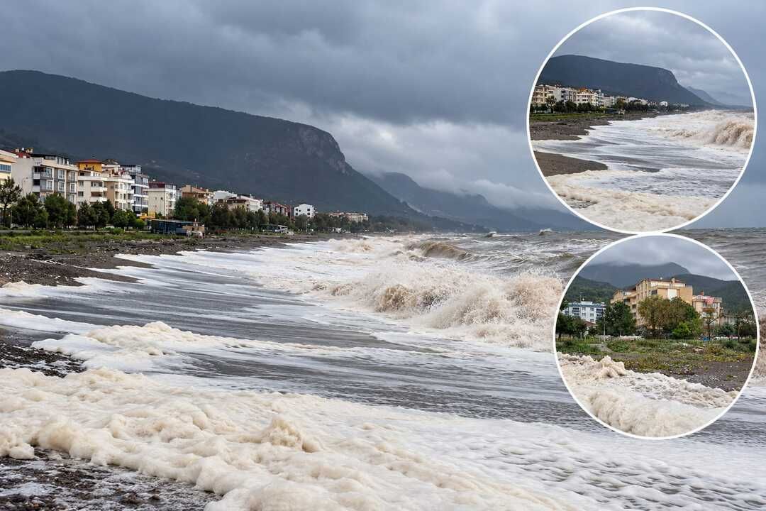 Fırtına sonrası denizde dikkat çeken değişim!