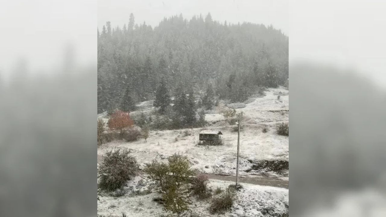 Kastamonu’da yüksek kesimler beyaza büründü