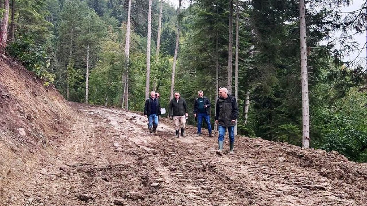 Orman işletme müdürlüğü yeni orman yolunu açtı