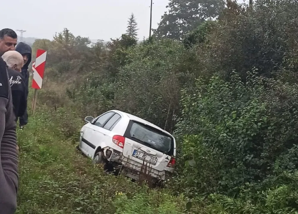 Otomobil şarampole uçtu: 4 yaralı