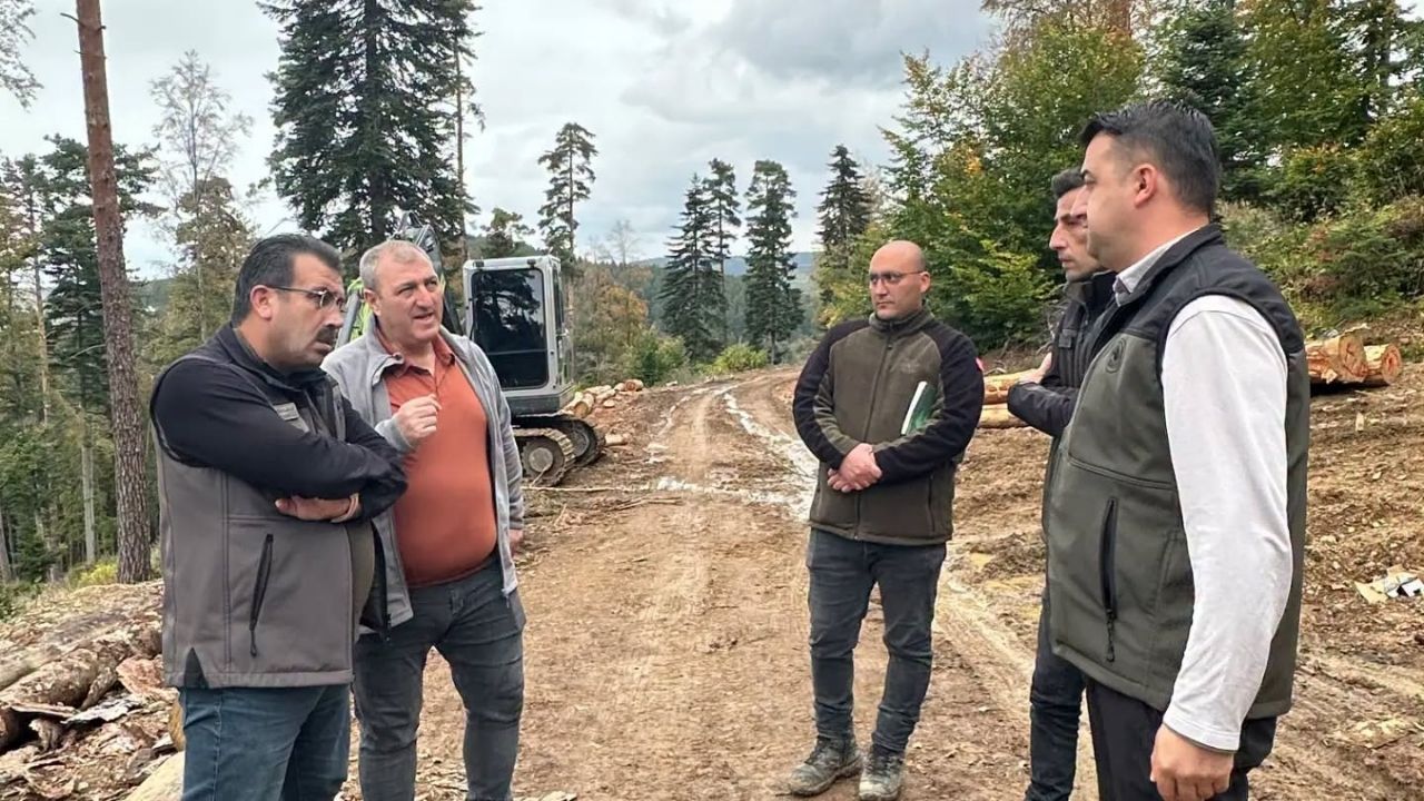 Kastamonu'nun o ilçesinde arazilere bakımlar sürüyor!