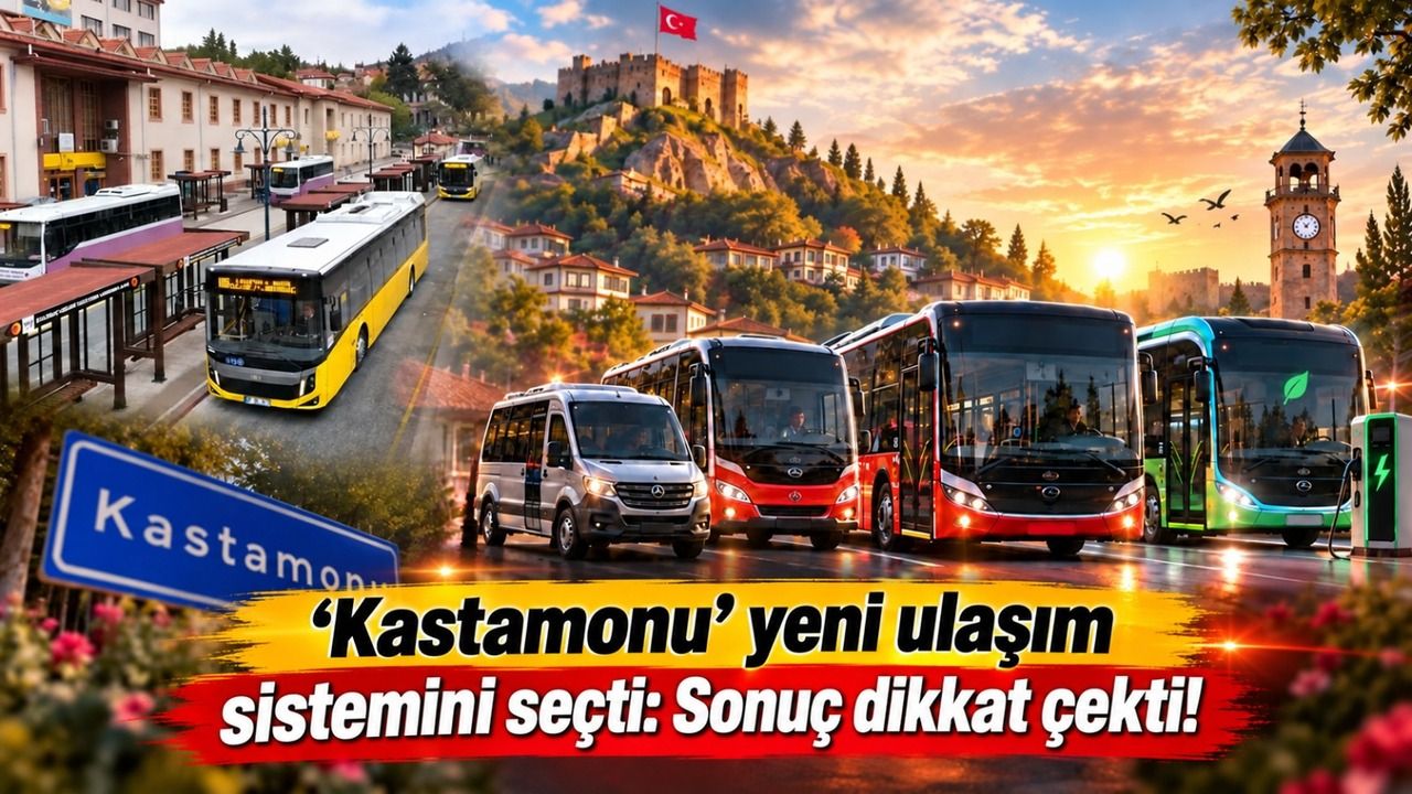 ‘Kastamonu’ yeni ulaşım sistemini seçti: Sonuç dikkat çekti!