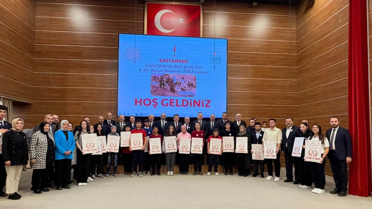 İlim Yayma Cemiyetinin şiir yarışmasında ödüller sahiplerini buldu