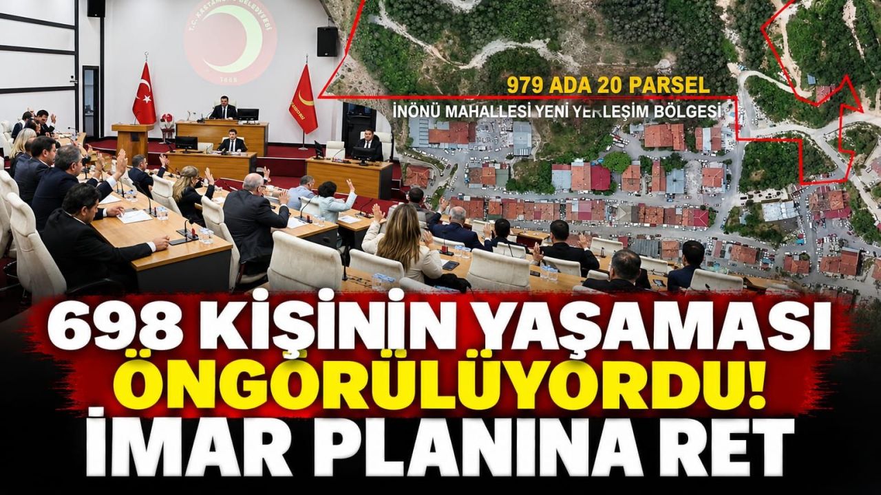 Kastamonu’da konut planına Meclis freni