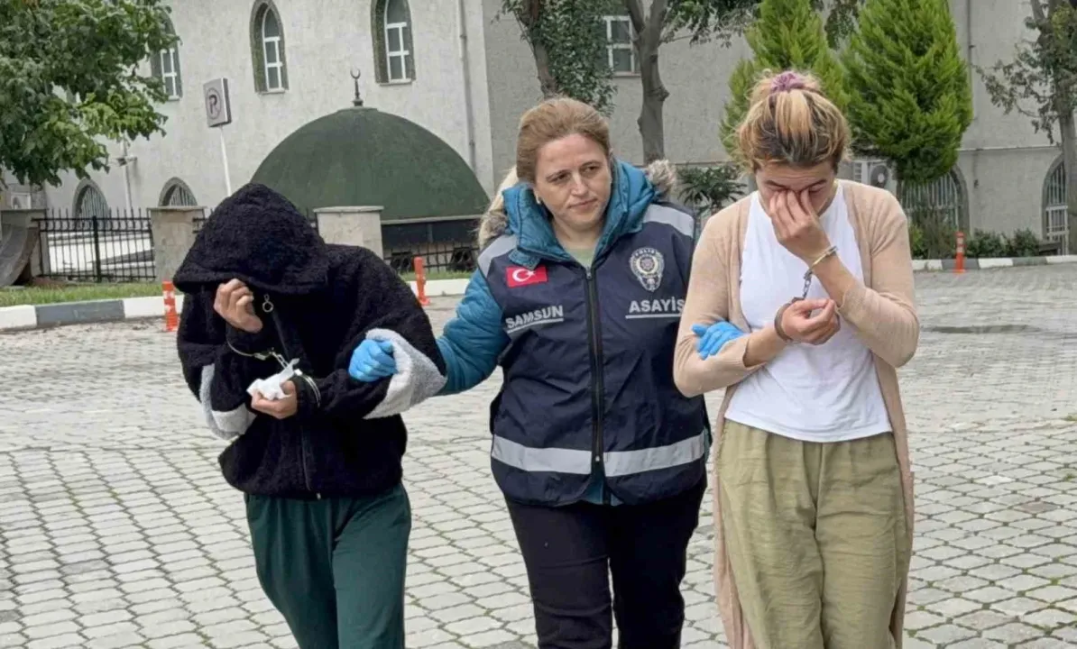 100 bin liralık ziynet eşyası çalan 2 kadın tutuklandı
