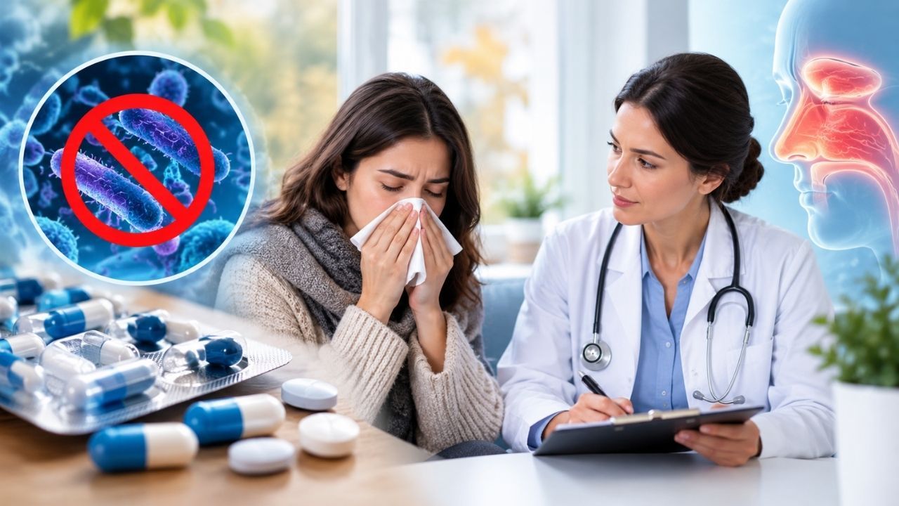 Uzmanı uyarıyor: Antibiyotik çözüm değil!