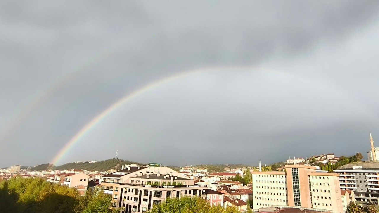 Kastamonu’da yağmur sonrası renkli sürpriz