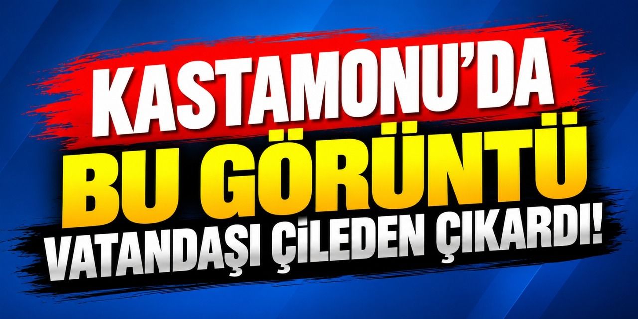Kastamonu’da bu görüntü vatandaşı çileden çıkardı!