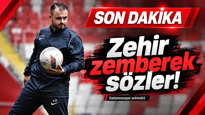 Kastamonuspor antrenöründen zehir zemberek sözler!