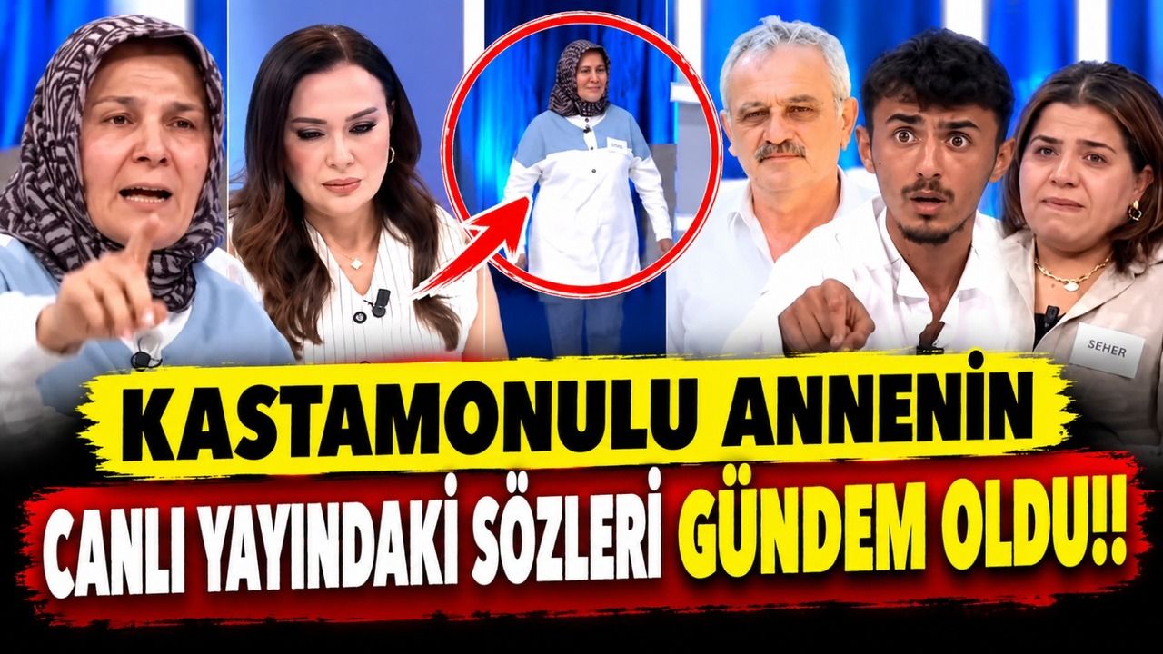 Kastamonulu annenin canlı yayındaki sözleri gündem oldu!