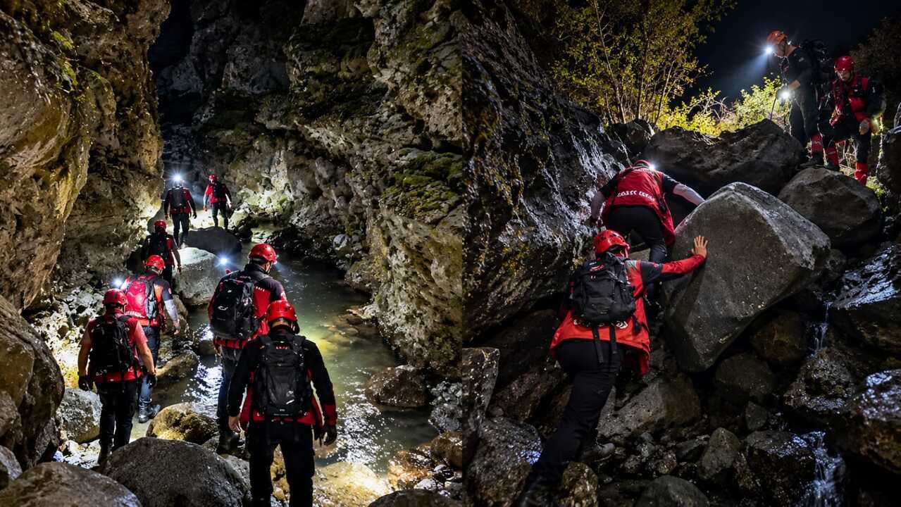 Kanyondaki tatbikat ölümle bitti! Kastamonu AFAD bölgede